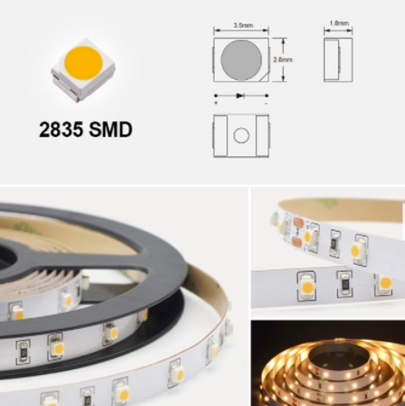 dc12v smd2835 60ledm flexible smart led strip 8