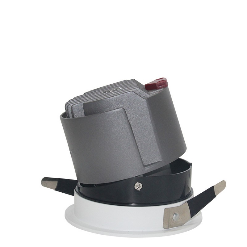 Indoor Ceiling Recessed Downlight Lamp Holder Round Cob 7W 10W 20W 30W Cutout 55Mm Adjustable Led Downlight